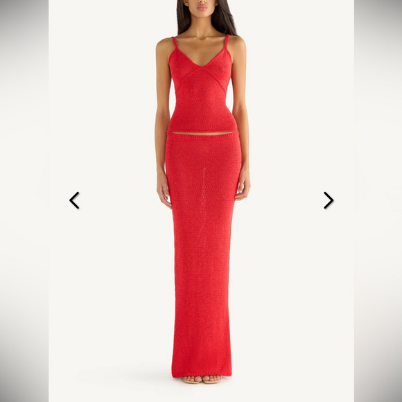 Asta Resort Dresses & Skirts - Asta Resort Carolina Skirt & top in Red